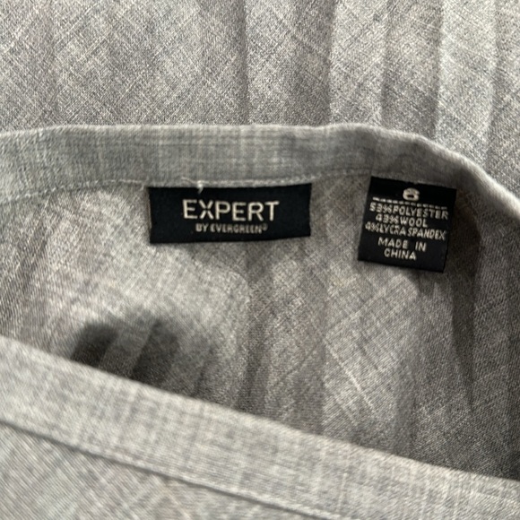 Expert by evergreen Gray Pleated Skirt - Picture 4 of 6